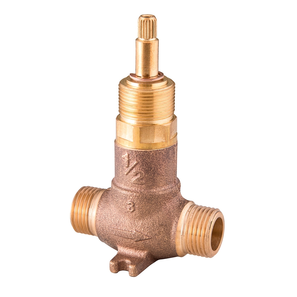 00819300 Напорный клапан 1/2" MxM с фиксирующим язычком Docol DOCOLBASE 