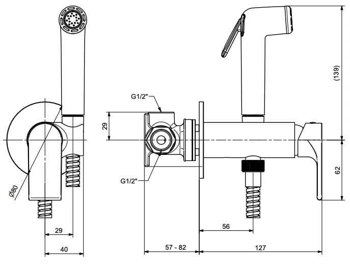 Гидроскоп с миксером Bugnatese Simple ARCH-00081533 - Вид №1
