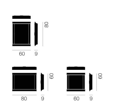 Прямоугольное настенное зеркало с рамкой Magis Coves ARCH-00115917 - Вид №22