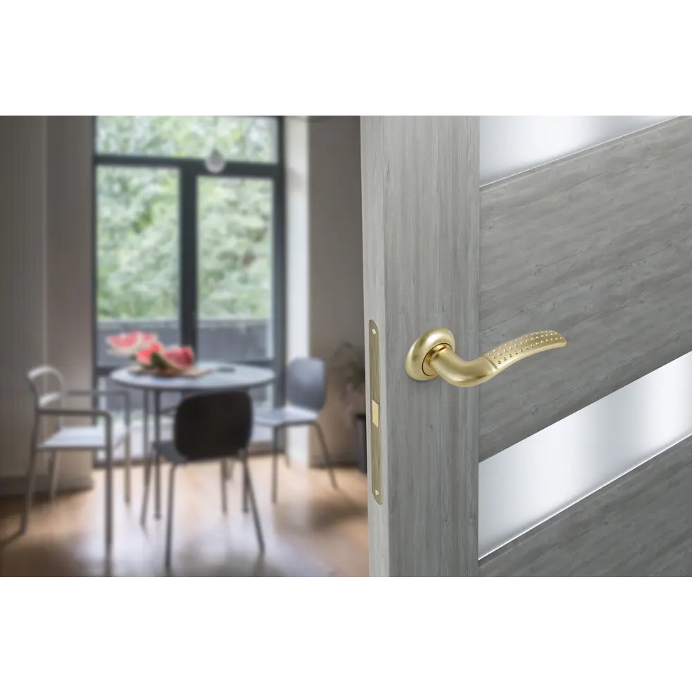 Дверные ручки EDSON EDS-10-Z01 золотые для межкомнатных дверей 85170615 STLM-0059414 - Вид №7