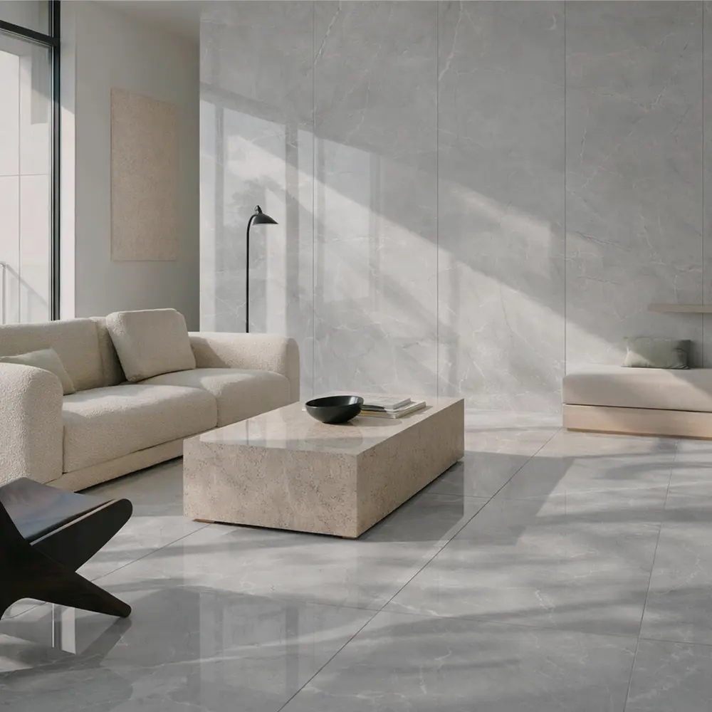 Глазурованный керамогранит Abgres Armani 60x120 см 1.44 м² глянцевый цвет серый Santreyd STLM-2106190 - Вид №3