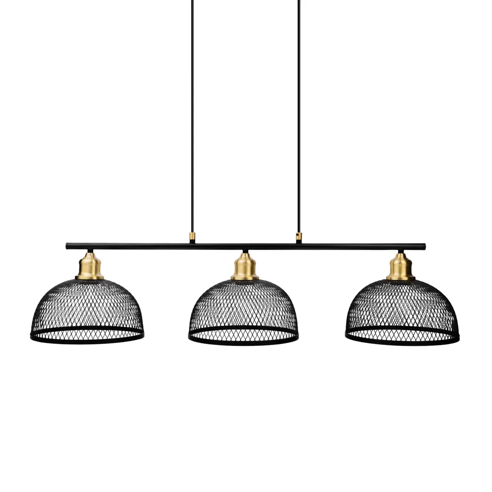 Светильник подвесной PL-575-3 C02 3 лампы 20 м² цвет черный CAMELION STLM-2123181 - Вид №1