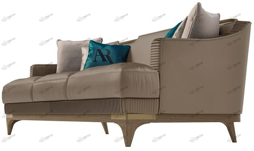 A.R. Arredamenti 3-х местный кожаный диван Alexander A83