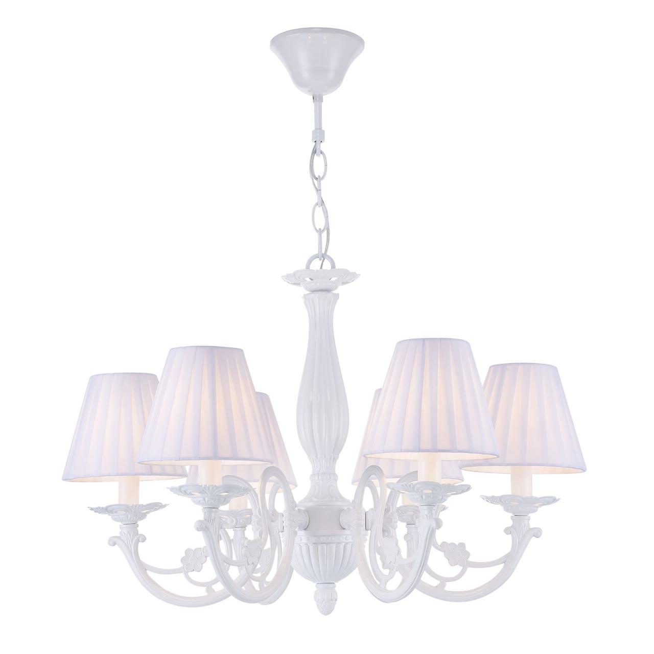 Подвесная люстра Freya Jasmine FR2686PL-06W FREYA ДИЗАЙНЕРСКИЕ, JASMINE 194343 Белый  - Вид №1