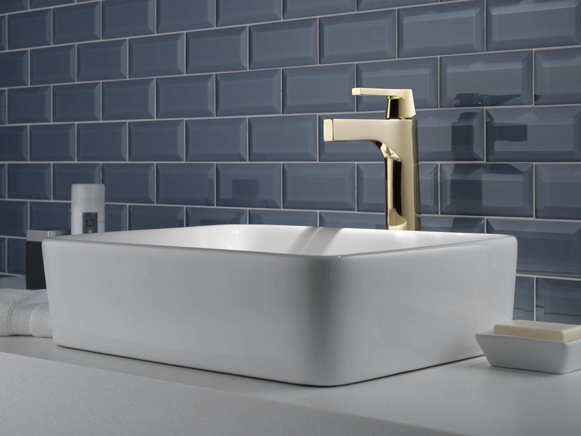 774-PN-DST Смеситель для ванной комнаты с одной ручкой Delta Faucet Zura Полированный никель  - Вид №2