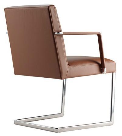 Poltrona Frau Консольное кожаное кресло с подлокотниками L'ufficio - poltrone conferenza sun-id-1363149 - Вид №2