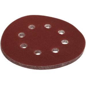 Круг шлифовальный Зубр 35350-125-180 5 шт 9108866