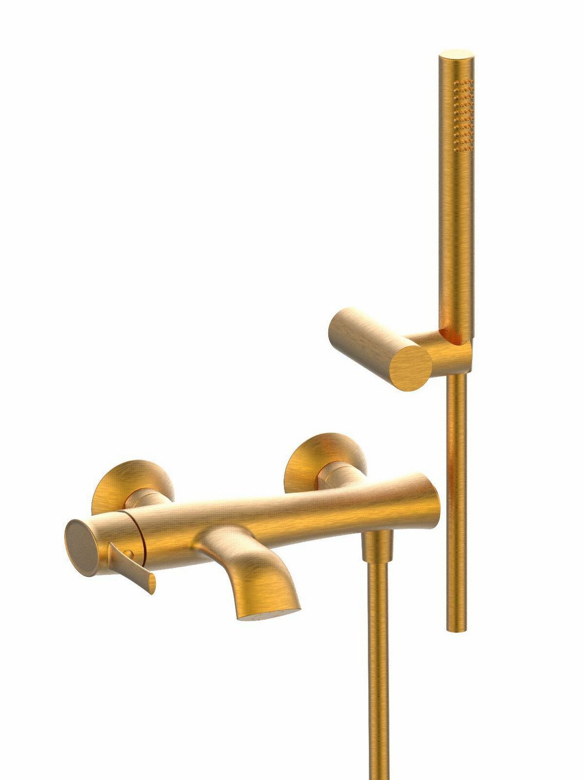 Внешний настенный смеситель для ванны с ручным душем Rubinetterie Frattini Delizia ARCH-00044558 - Вид №4