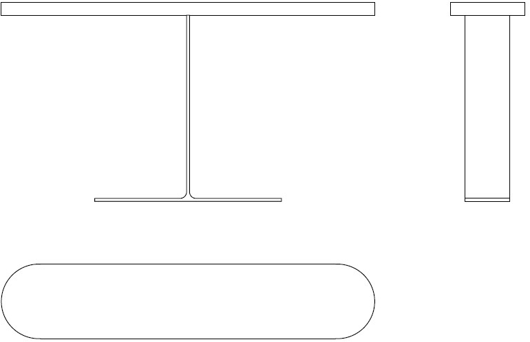 Ph Collection Прямоугольная консоль из фанерованной древесины sun-id-1462918 - Вид №1