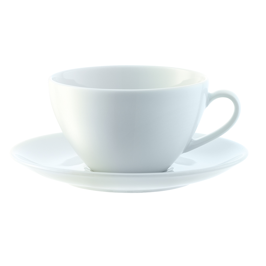 P019-07-997 Набор из 4 округлых чашек с блюдцем dine 220 мл LSA International 