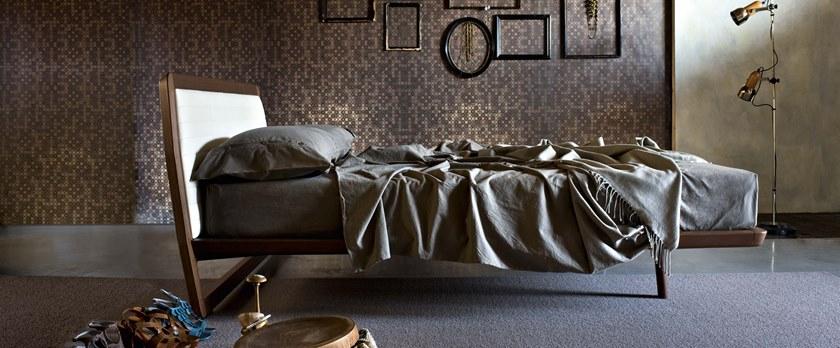 ZANETTE Кровать из экокожи с мягким изголовьем sun-id-1381783 - Вид №1