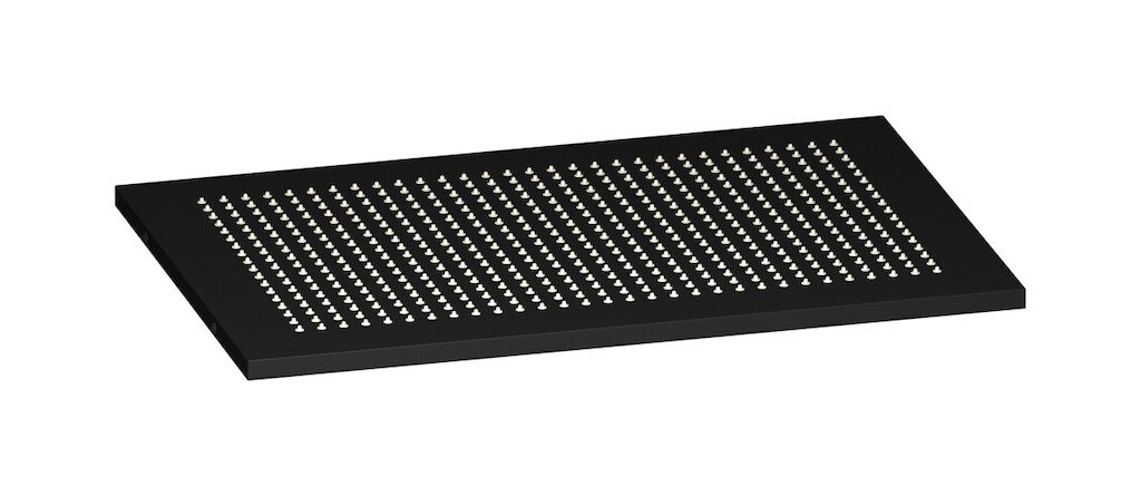 полувстраиваемая душевая лейка с дождевой струей WE ARE IB av520np Matt Black Aqua