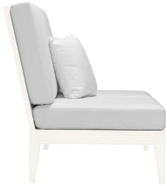 JANUS et Cie Большой центральный модуль из алюминия для модульного дивана Quadratl sun-id-1351650 - Вид №3