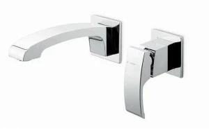 newform Смеситель для раковины, однорычажный, на 2 отверстия X-sense 62530e