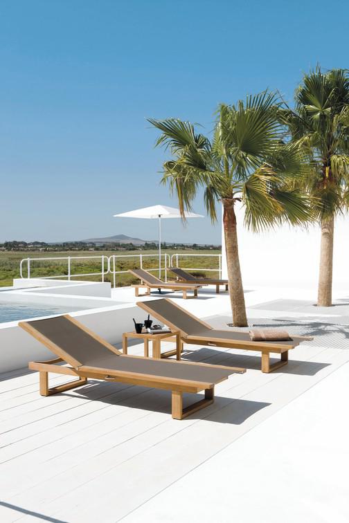 MNST1086 Журнальные столики teak ⌀130см Manutti Siena - Вид №6