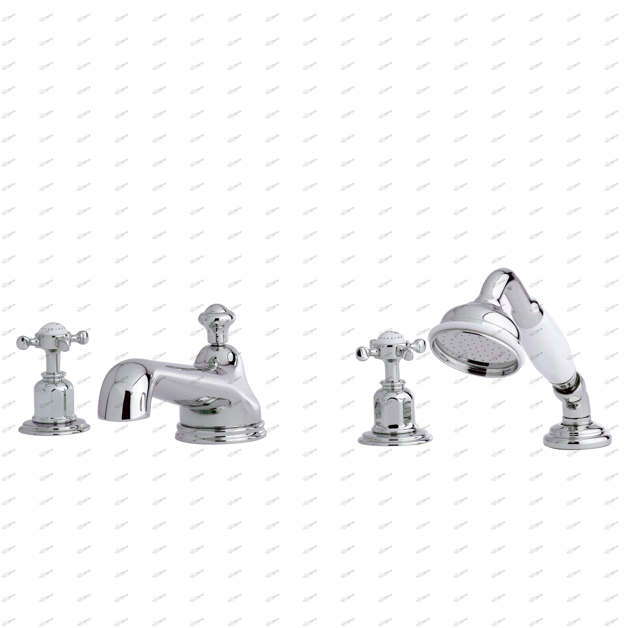 Traditional bathrooms CROSSHEAD 3/4 "смеситель для ванны и душа Pr3738bn 