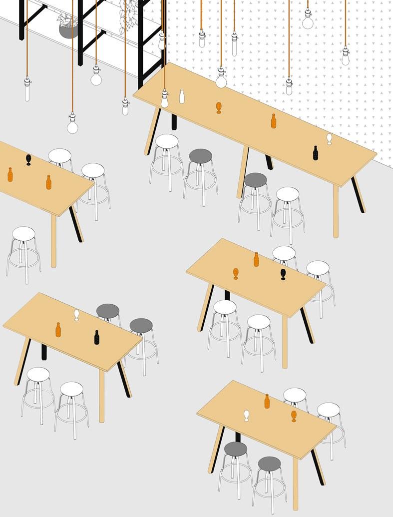 Lapalma Прямоугольный высокий стол из дуба Ori sun-id-1392554 - Вид №2