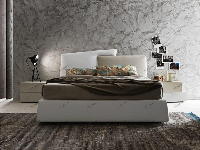 Presotto Кровать-контейнер двуспальная с мягким изголовьем Meeting_up | letto sun-id-1472653
