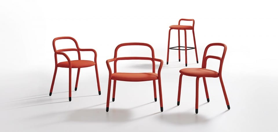 Тканевый стул с подставкой для ног Midj Пеппи ARCH-00113812 - Вид №6