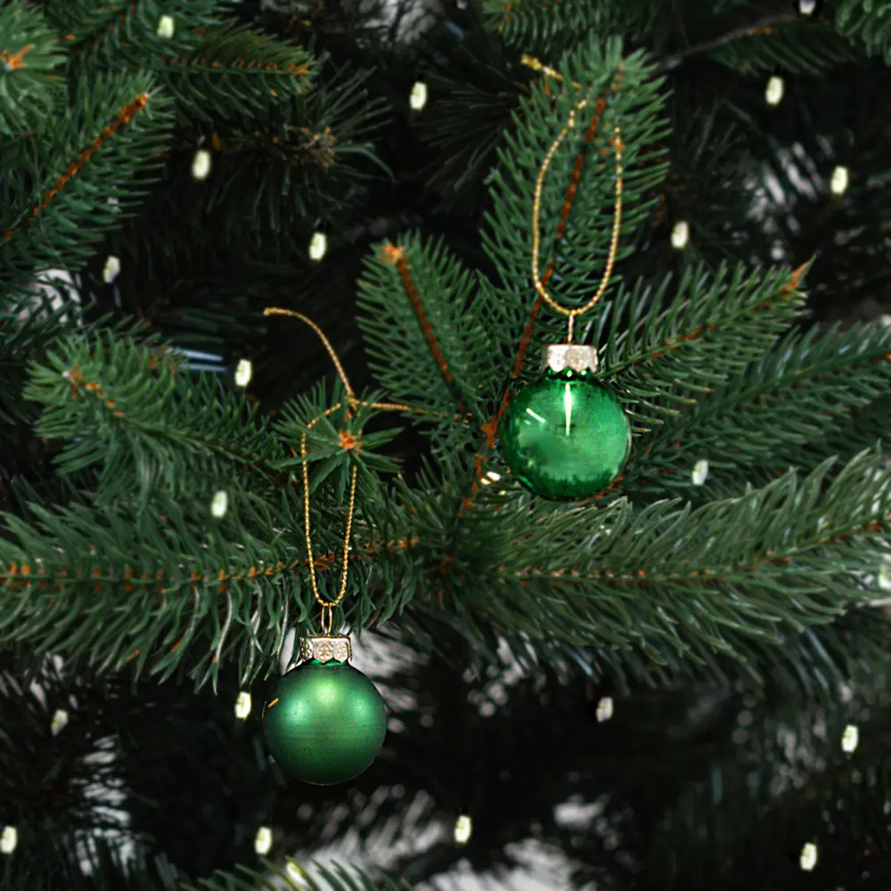 87036354 Набор новогодних шаров Christmas ø3 см цвет зеленый 20 шт. STLM-1443746 Santreyd  - Вид №1