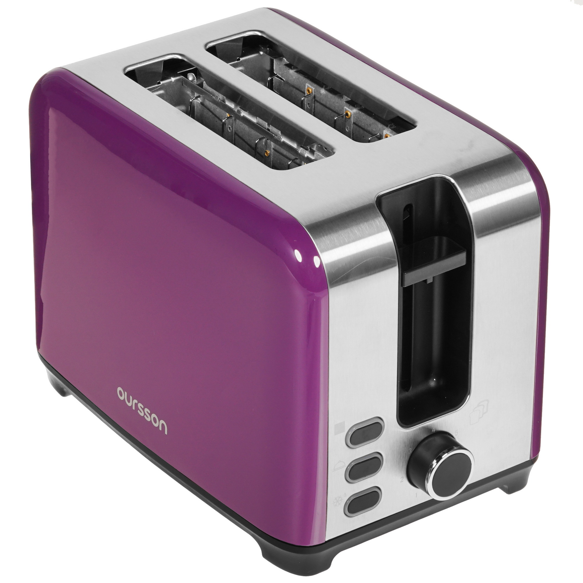 8192542 Тостер Oursson TO2120/SP фиолетовый STDN-0017908