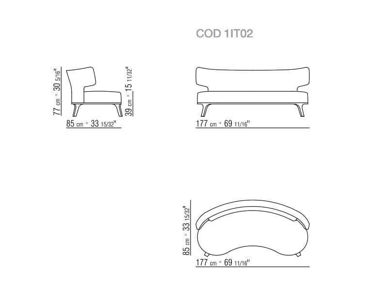 Диванчик Flexform ARCH-00094648 - Вид №2