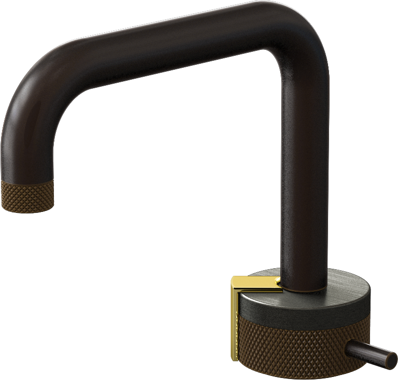 E-11500-R1BOX-L2PB-OB Однорычажный прогрессивный смеситель для раковины - излив 15,3см GRAFF MOD+