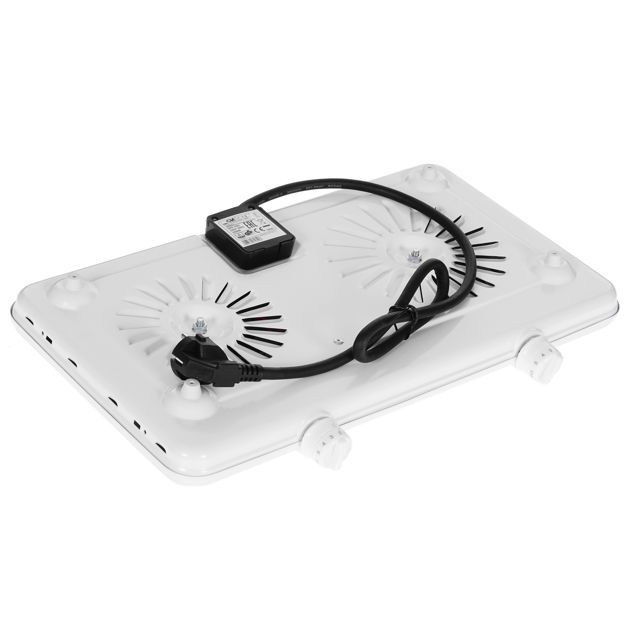 5327194 Плита компактная электрическая Clatronic DKP 3583 белый STDN-0017785 - Вид №3