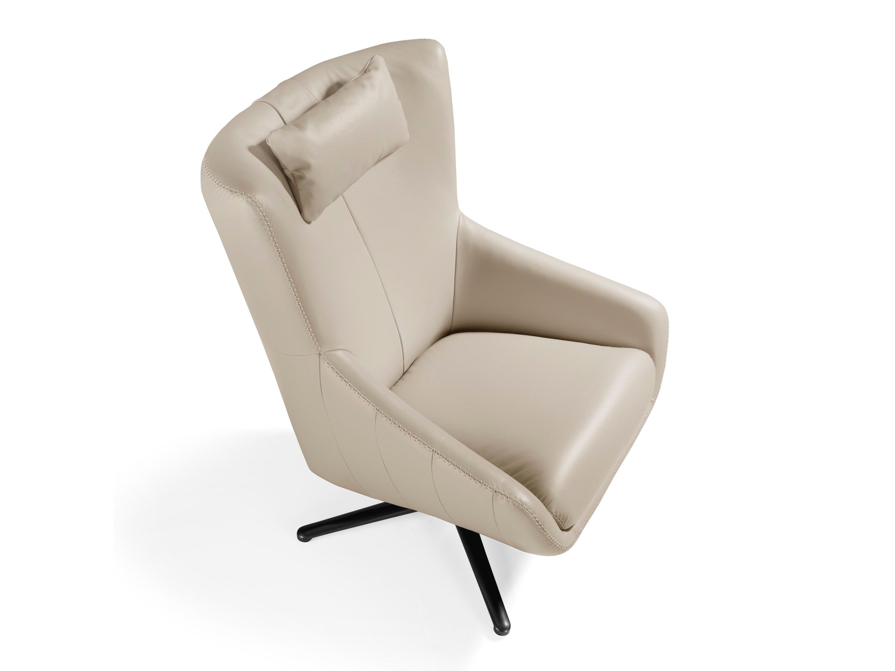 Кожаное вращающееся кресло с подлокотниками Angel Cerda 5090 ARCH-00094936 - Вид №2