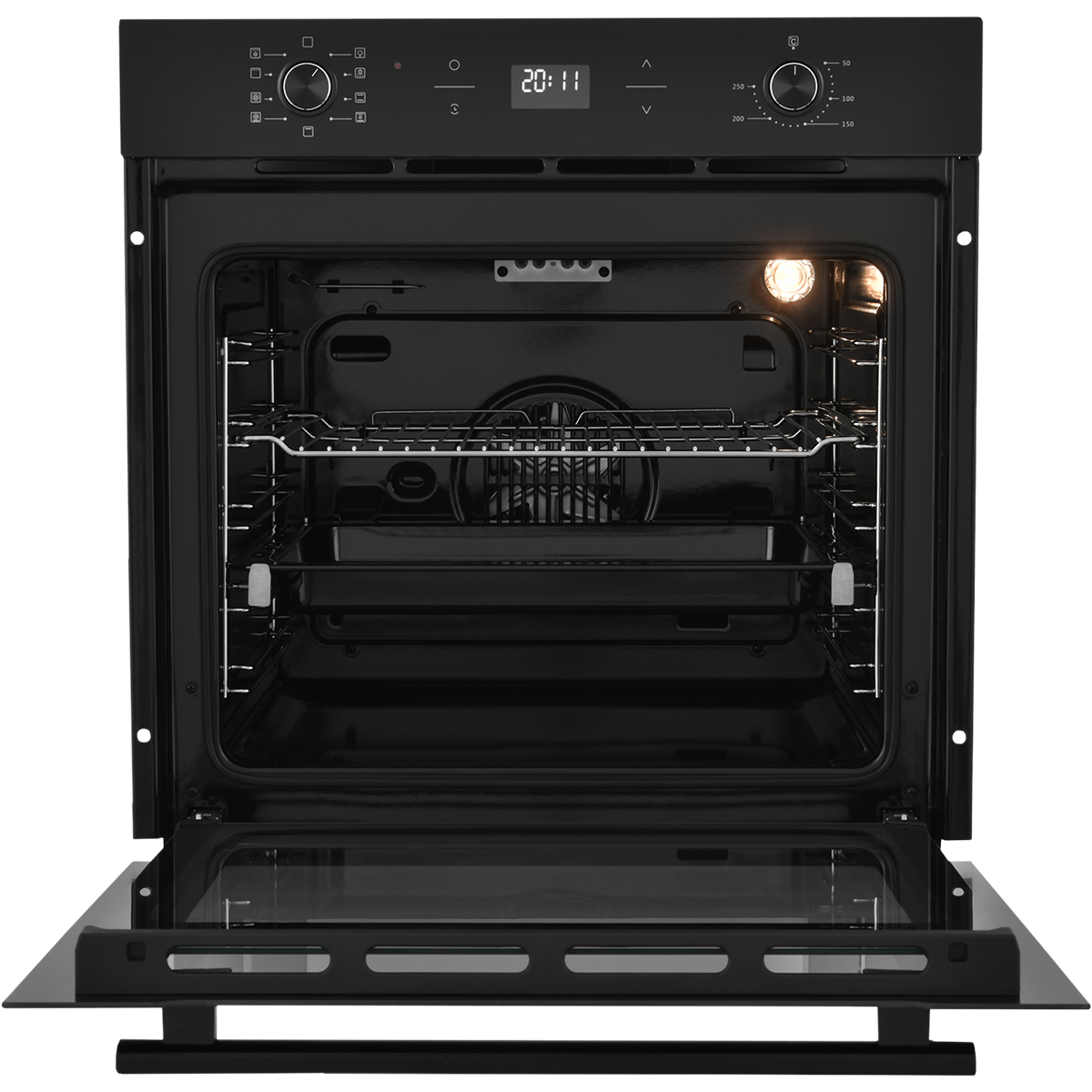 9102962 Электрический духовой шкаф ZUGEL ZOE602B черный STDN-0096931 - Вид №3