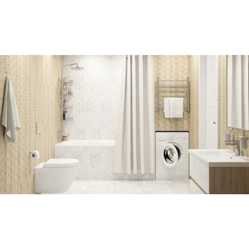 SANITA LUXE Квадро 60 — накладная раковина для тумбы Торонто 17215631 STLM-0007663 - Вид №5