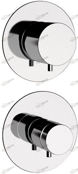 Remer Rubinetterie Смеситель для душа из хромированной латуни с переключателем Minimal thermo Nt 94 c