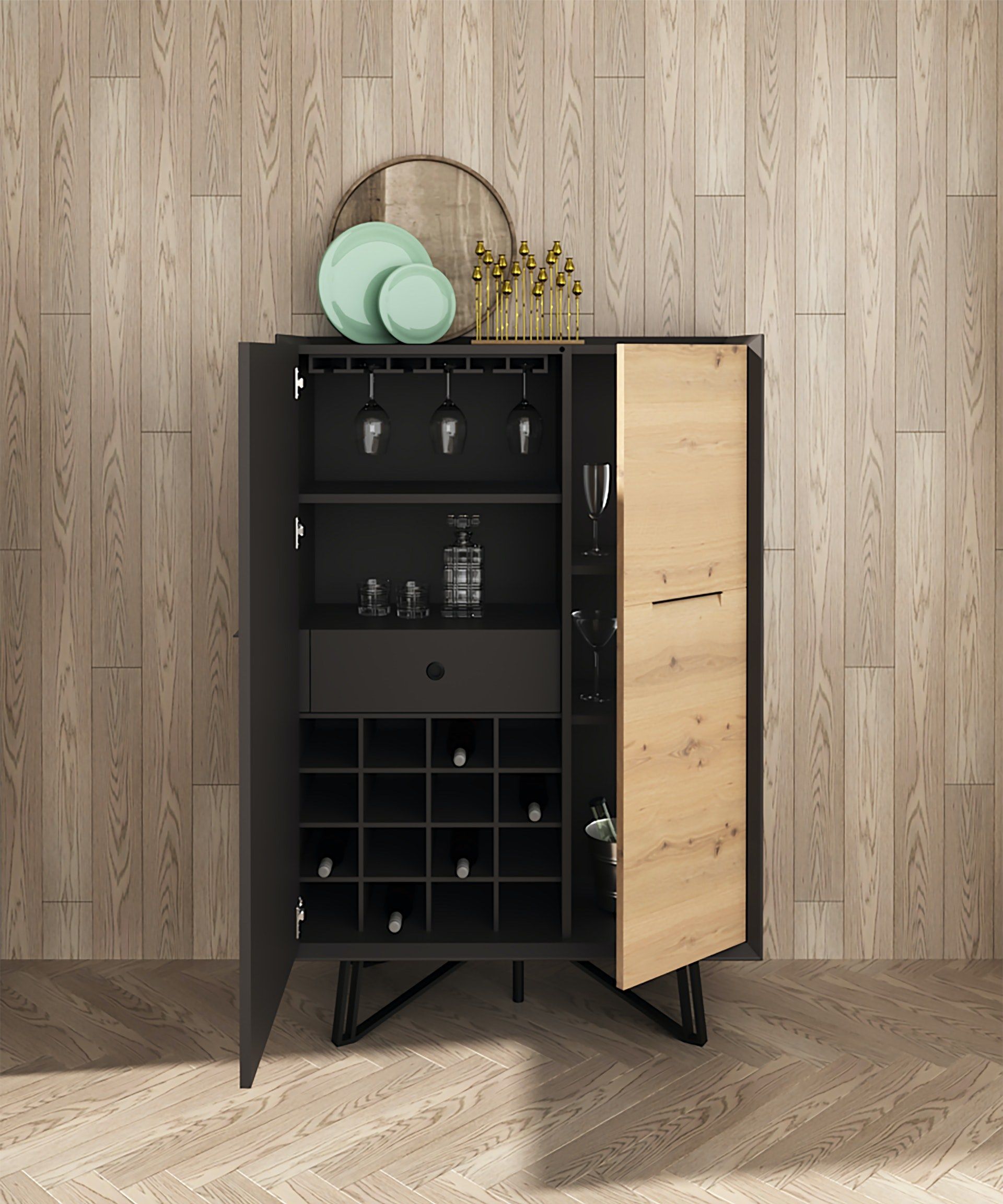 Деревянный барный шкаф animovel Тайга ARCH-00125538 - Вид №4