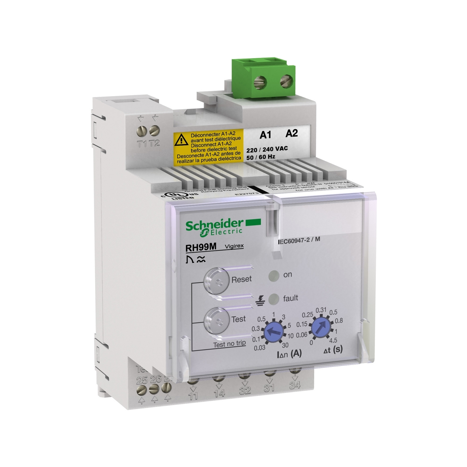 56174 RH99M 389/415В 50/60/400 ГЦ С РУЧ.СБРОС. Schneider Electric Vigirex 
