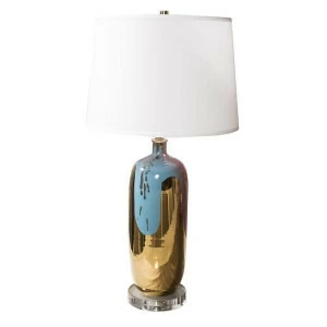 Лампа настольная САМОЦВЕТ MI005 UNICO ВАЗА 255304 Белый;золото