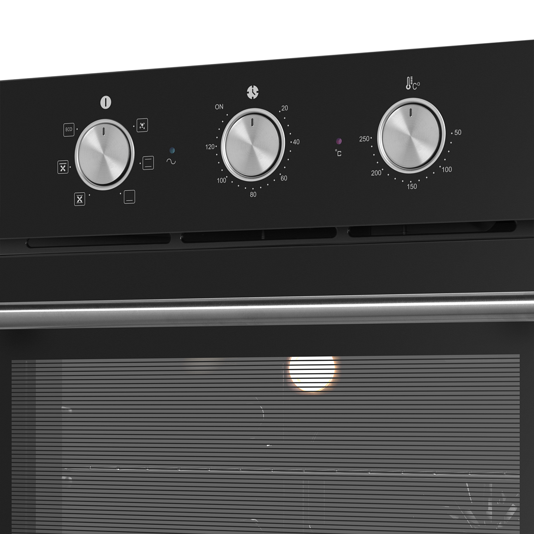 9100946 Электрический духовой шкаф HOMSair OEF606BK черный STDN-0068735 - Вид №8