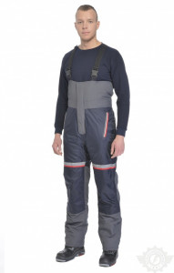 60883 Полукомбинезон "Байкал" зимний с СВП  Зимняя спецодежда  размер 52-54/170-176