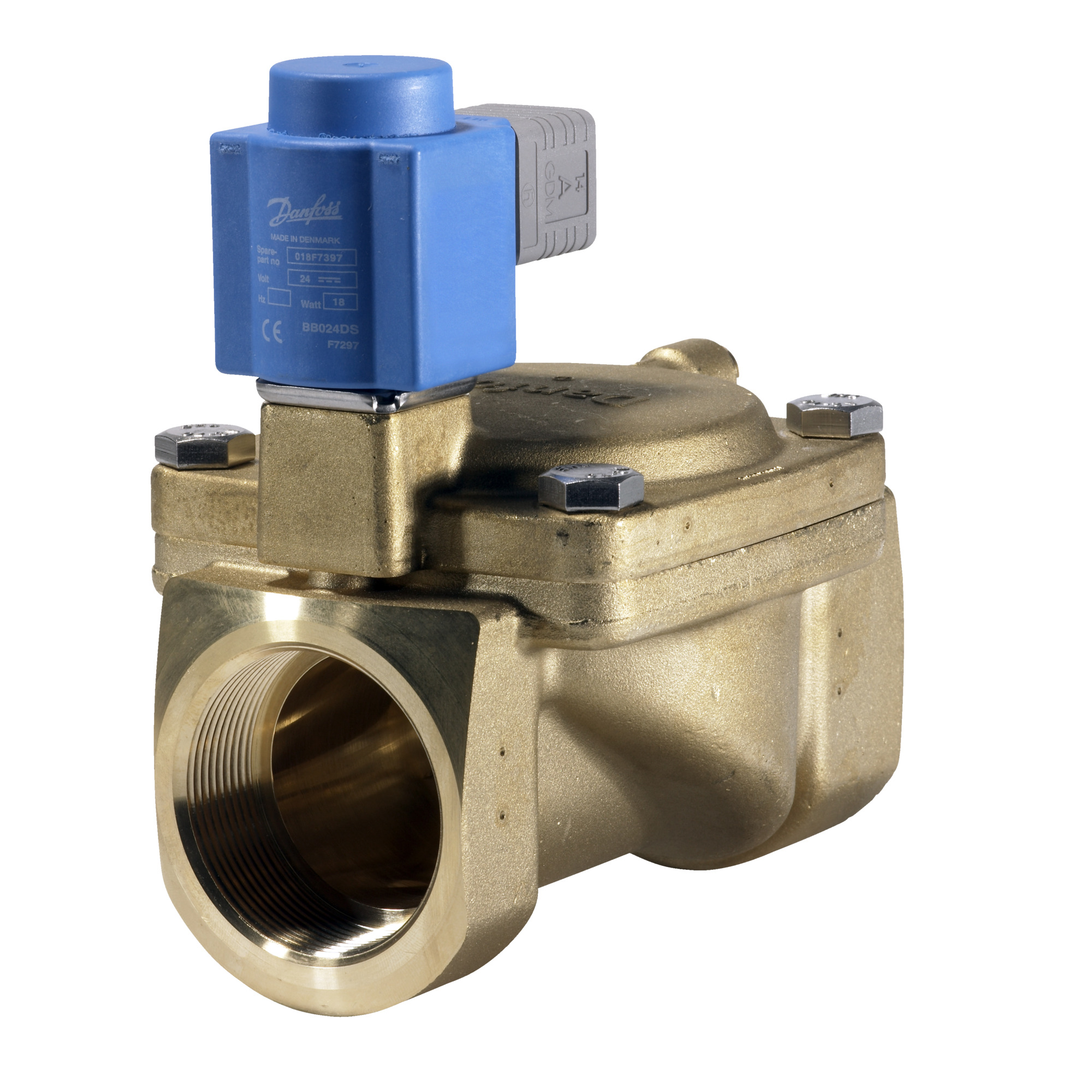 Danfoss EV220B — двухходовые электромагнитные клапаны для общей промышленности Клапан электромагнитный EV220B с кат. 032U460416  - Вид №49