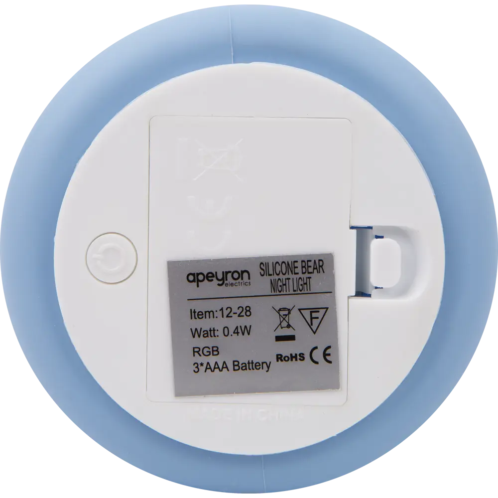 Ночник светодиодный «Мишка», IP44, цвет голубой APEYRON STLM-2075617 - Вид №2