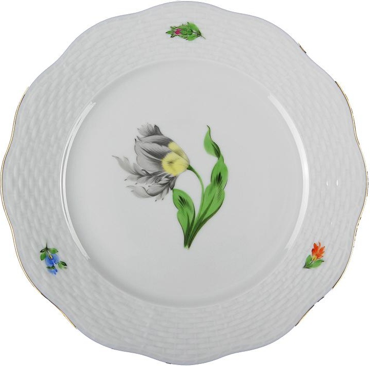 71916 Herend Тарелка пирожковая 15,5см "Китти" (черная) Фарфор 