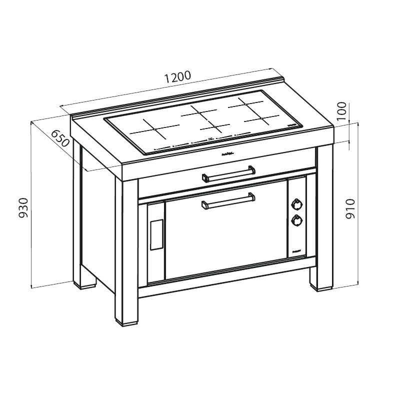7170000 Отдельностоящая плита - 7170 000 Fosterspa  - Вид №1