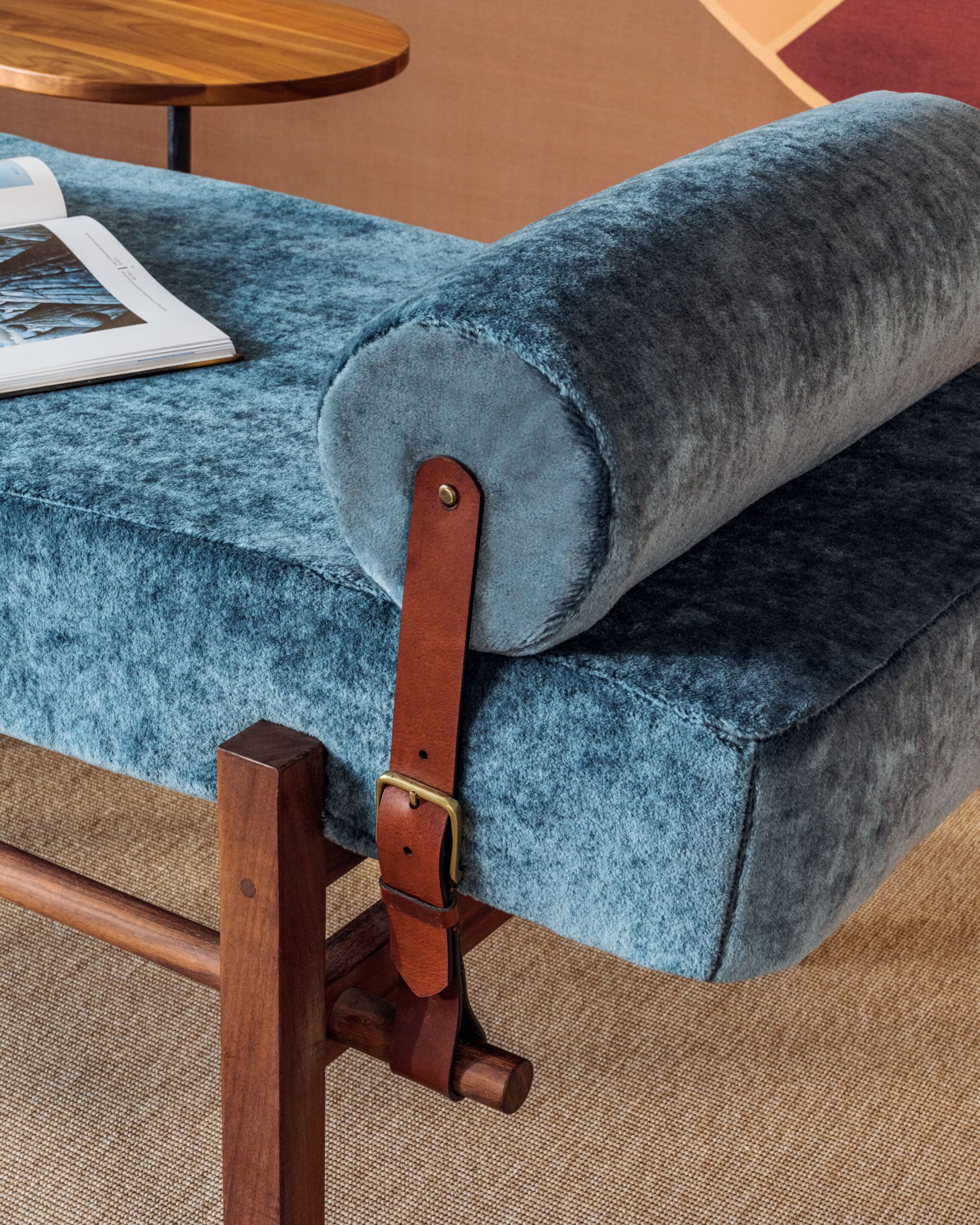 Однотонная ткань из мохера Élitis Pur mohair ARCH-00047028 - Вид №2