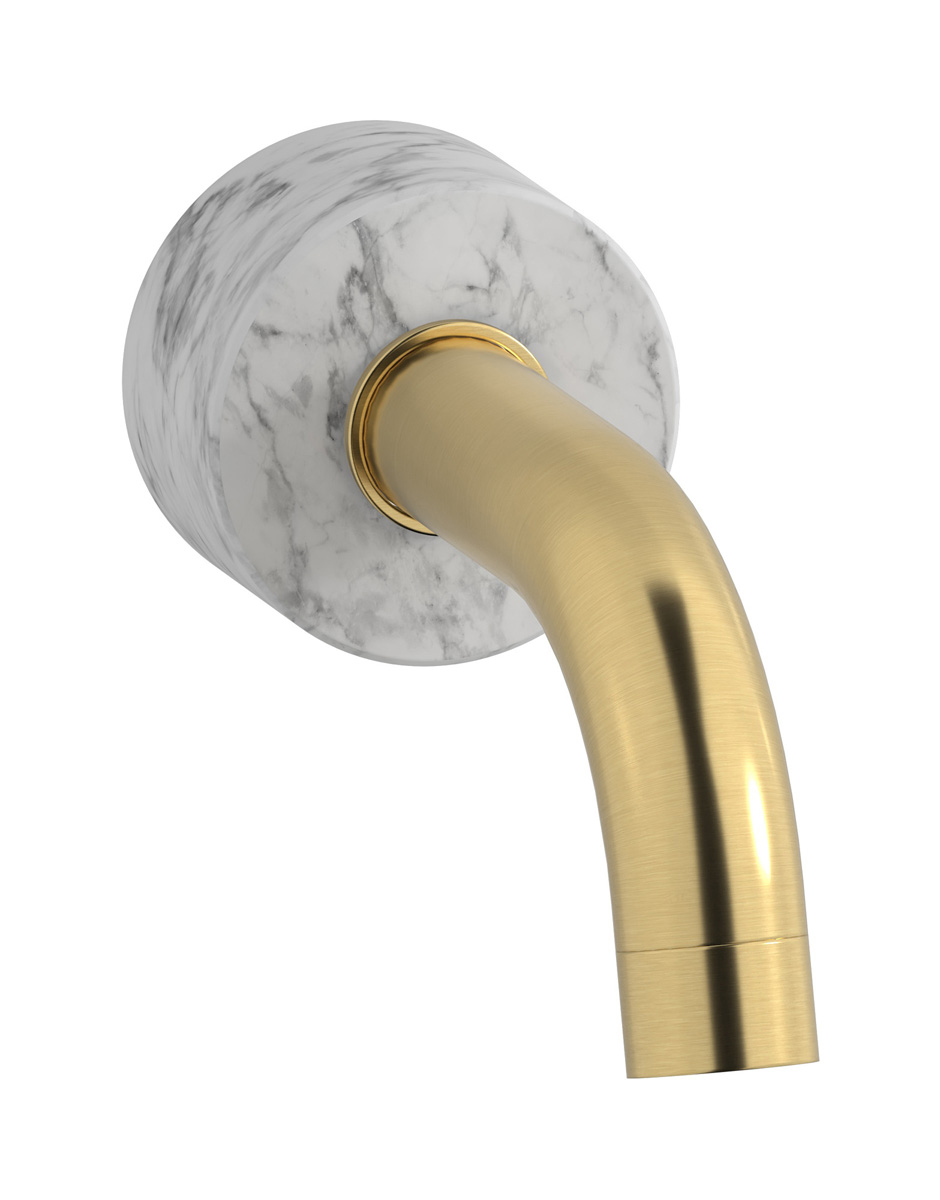 Настенный излив WE ARE IB mr320os_1 Brushed Gold Marmo