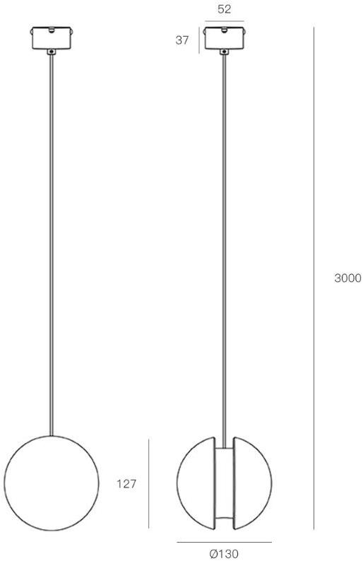 Bentu Design Светодиодный подвесной светильник прямого света из бетона  C144001-c144002  - Вид №7