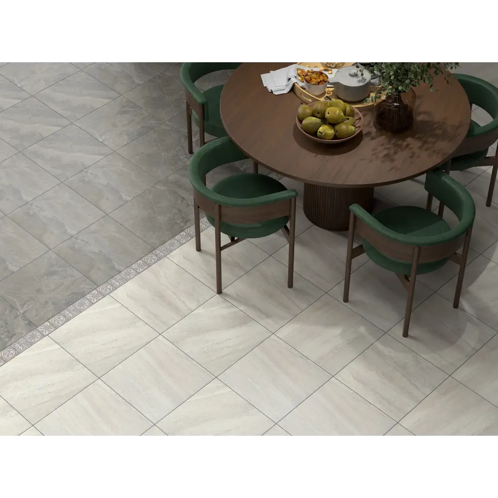 Керамогранит Kerama Marazzi Престон 40×40 см - мраморная элегантность в бежевых тонах 18361445 STLM-0010527 - Вид №4