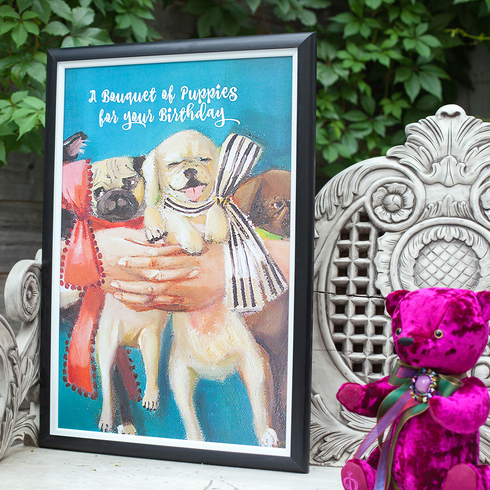 828199904_1818 Арт-постер "Букет на день рождения" Object Desire  - Вид №3