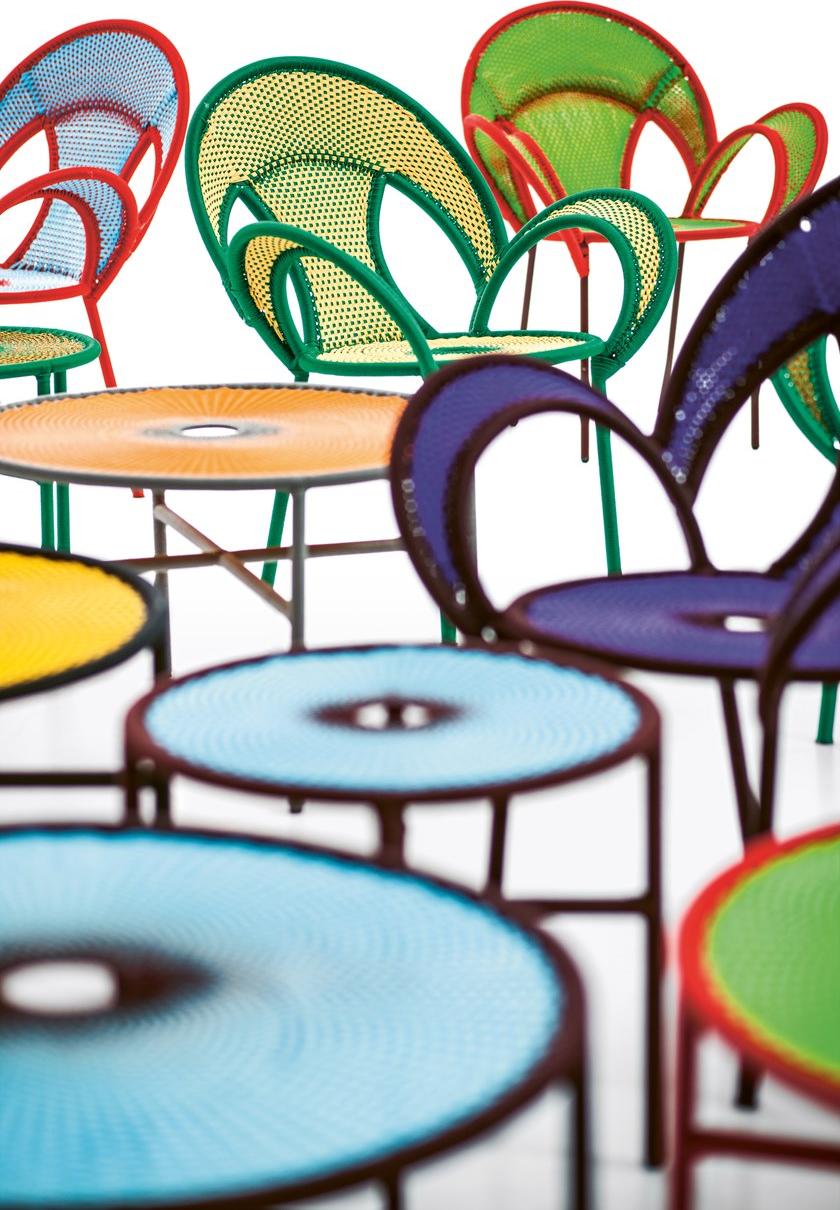 Moroso Стул из цветных полиэтиленовых нитей ручной работы M'afrique sun-id-1362015 - Вид №1