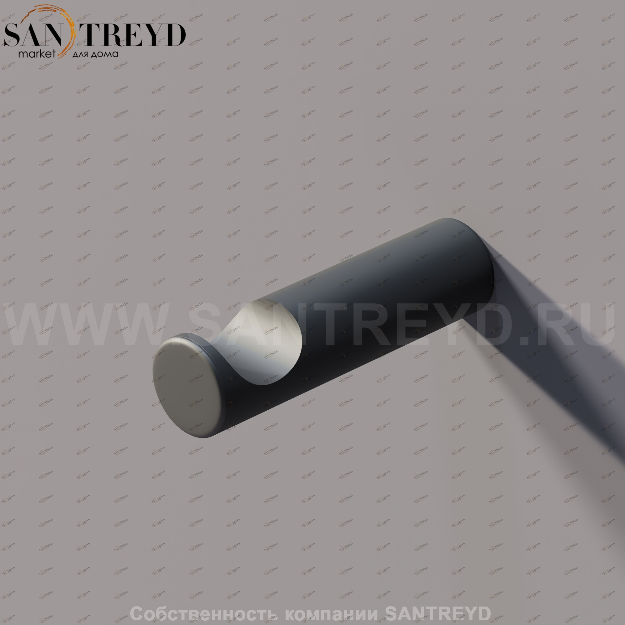 Agape DOT LINE Держатель настенный черная ADTL0470.N ADTL0470N