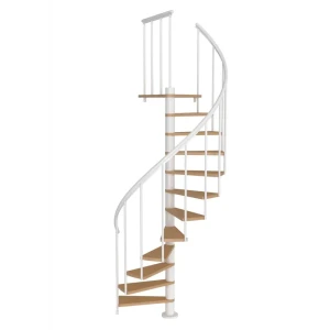Лестница винтовая Калгари белая 120