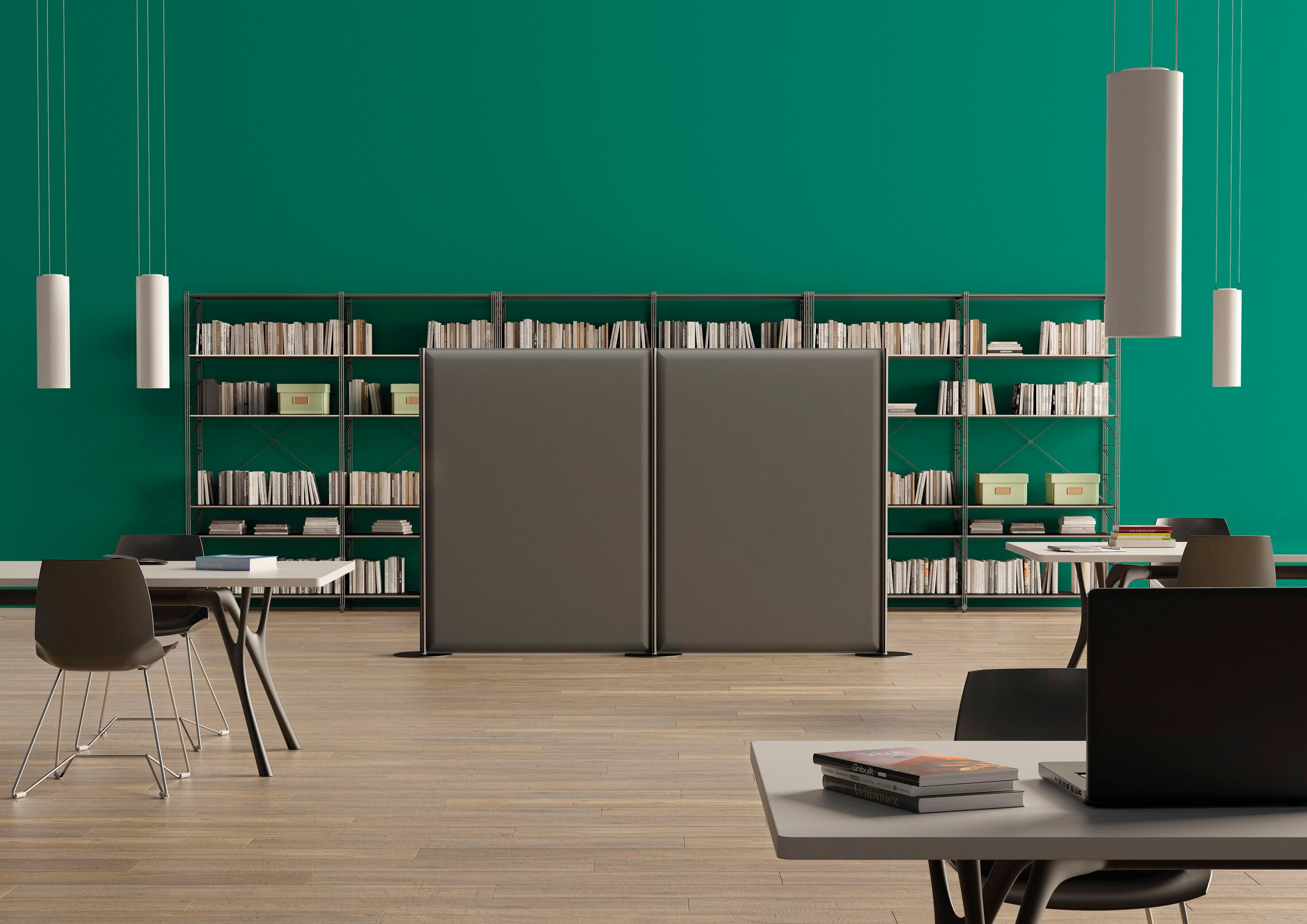 Звукопоглощающая отдельно стоящая офисная перегородка Caimi Brevetti CLIP ARCH-00029950 - Вид №8